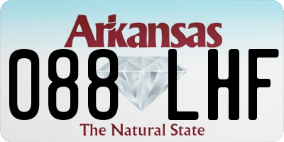 AR license plate 088LHF