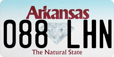 AR license plate 088LHN