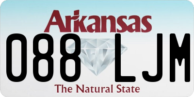 AR license plate 088LJM