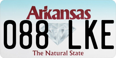 AR license plate 088LKE