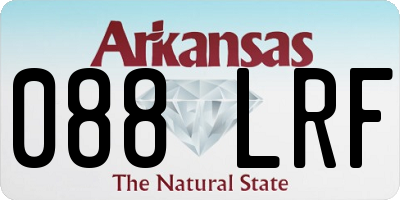 AR license plate 088LRF