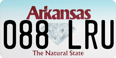 AR license plate 088LRU