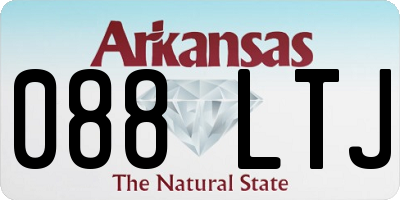 AR license plate 088LTJ
