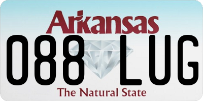 AR license plate 088LUG