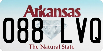 AR license plate 088LVQ