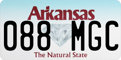 AR license plate 088MGC