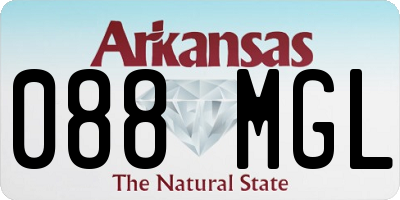 AR license plate 088MGL
