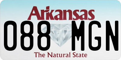 AR license plate 088MGN