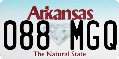 AR license plate 088MGQ