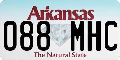 AR license plate 088MHC