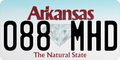 AR license plate 088MHD