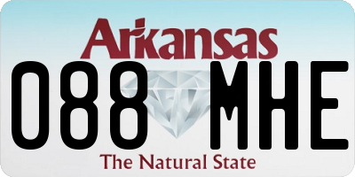 AR license plate 088MHE