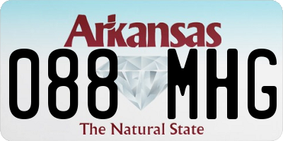 AR license plate 088MHG