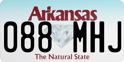 AR license plate 088MHJ