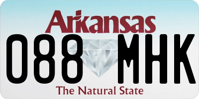 AR license plate 088MHK