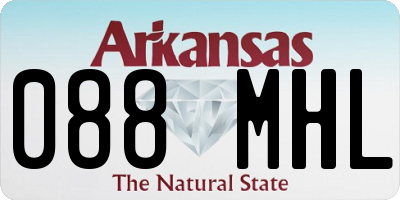 AR license plate 088MHL