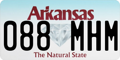 AR license plate 088MHM