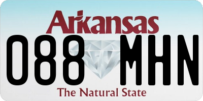AR license plate 088MHN