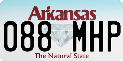 AR license plate 088MHP
