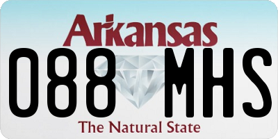 AR license plate 088MHS