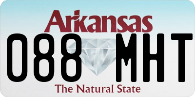 AR license plate 088MHT