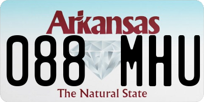 AR license plate 088MHU