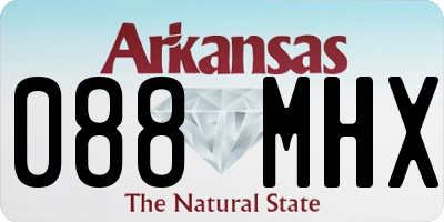 AR license plate 088MHX