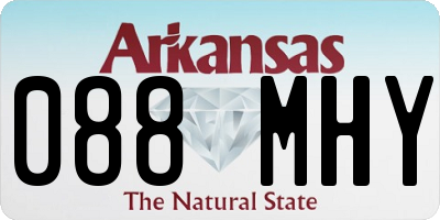 AR license plate 088MHY