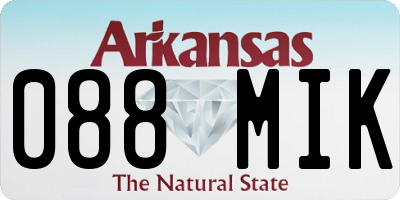 AR license plate 088MIK
