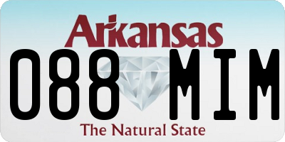 AR license plate 088MIM