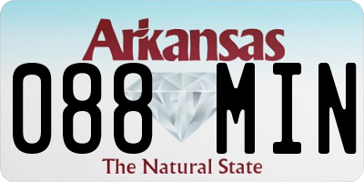 AR license plate 088MIN