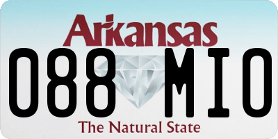 AR license plate 088MIO