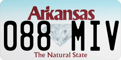 AR license plate 088MIV