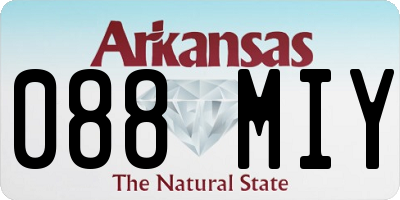 AR license plate 088MIY