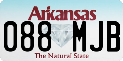 AR license plate 088MJB