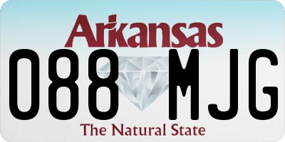 AR license plate 088MJG