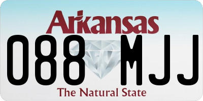 AR license plate 088MJJ