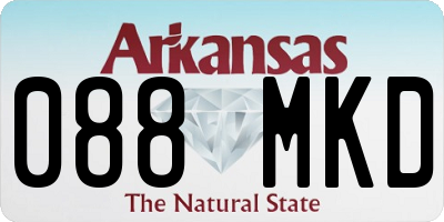 AR license plate 088MKD