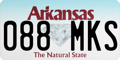AR license plate 088MKS