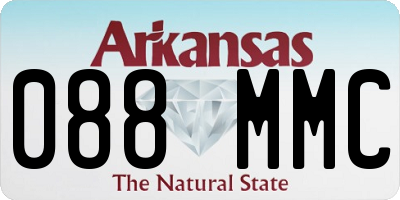AR license plate 088MMC