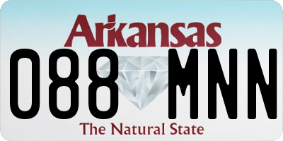 AR license plate 088MNN