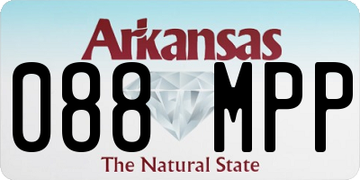 AR license plate 088MPP