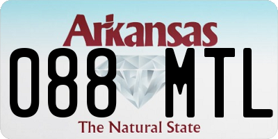 AR license plate 088MTL