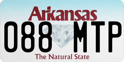 AR license plate 088MTP