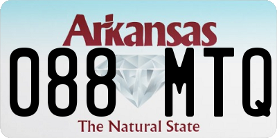 AR license plate 088MTQ