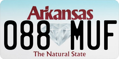 AR license plate 088MUF
