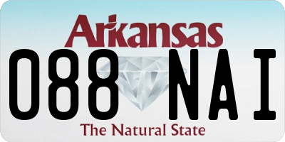AR license plate 088NAI