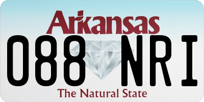 AR license plate 088NRI