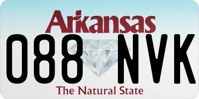 AR license plate 088NVK