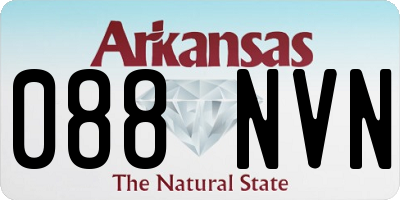 AR license plate 088NVN